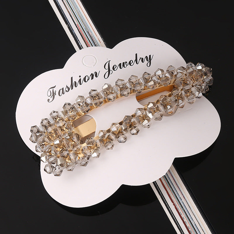 Color crystal hair accessories null