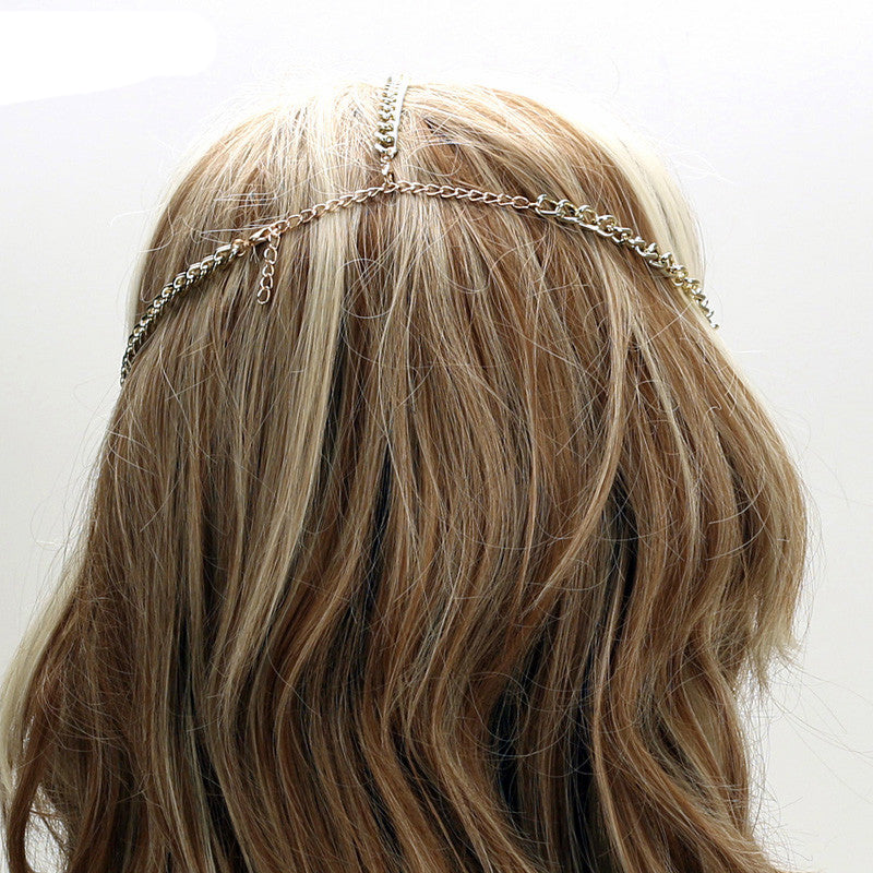 Fringed headdress hair accessories null