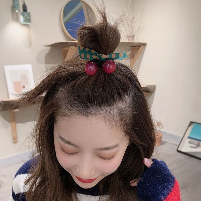 Cherries Hair Tie Hair Accessories null