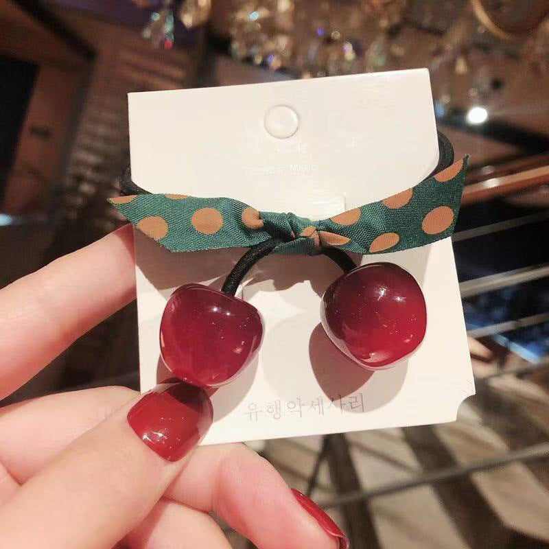 Cherries Hair Tie Hair Accessories null