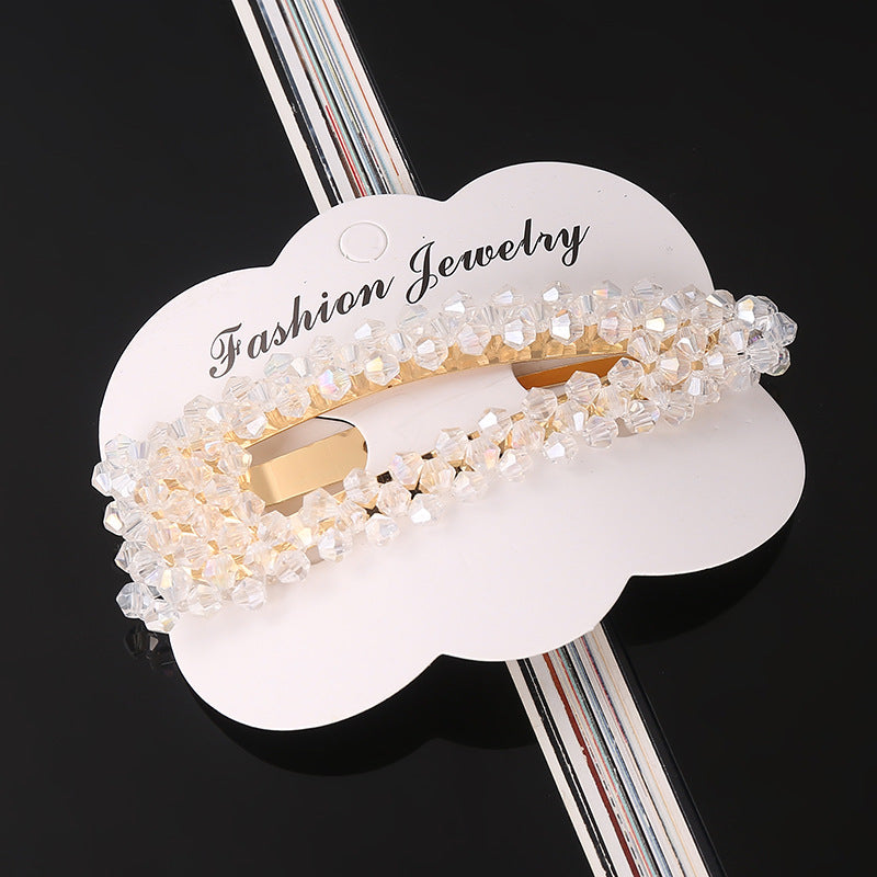 Color crystal hair accessories null