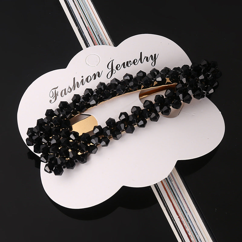 Color crystal hair accessories null