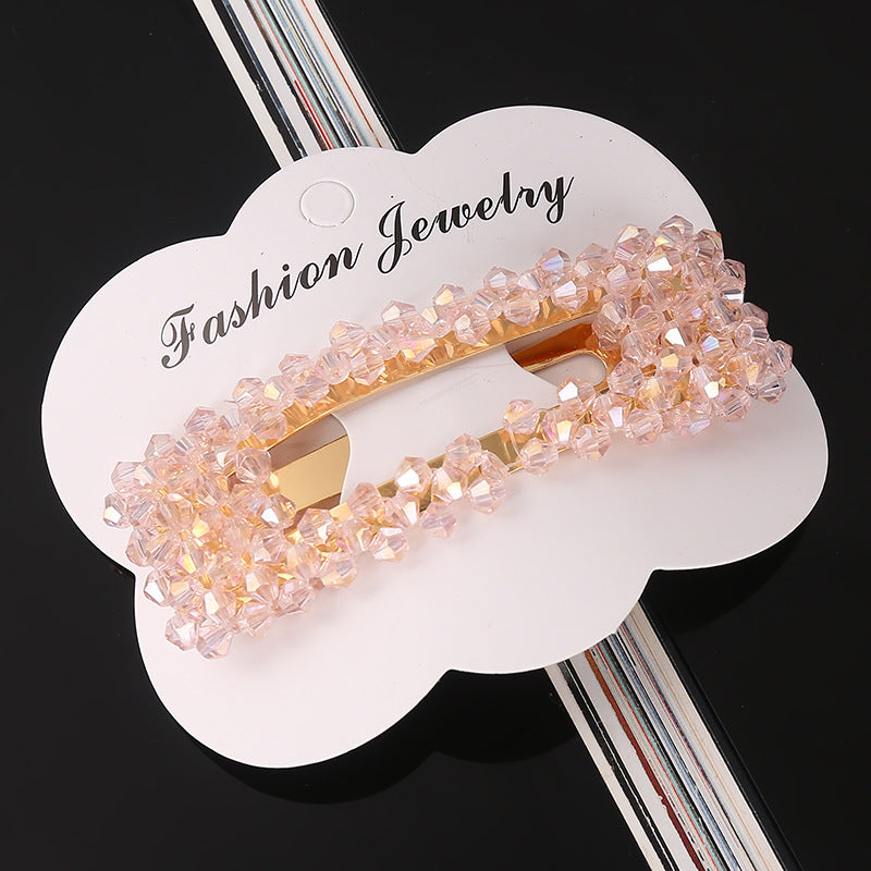 Color crystal hair accessories null