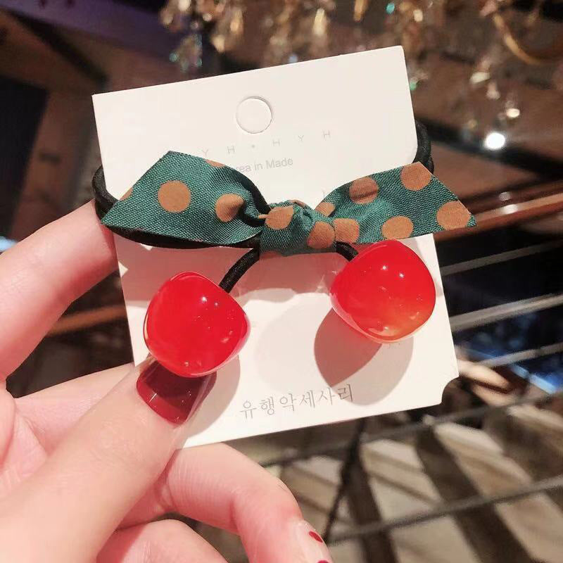 Cherries Hair Tie Hair Accessories null