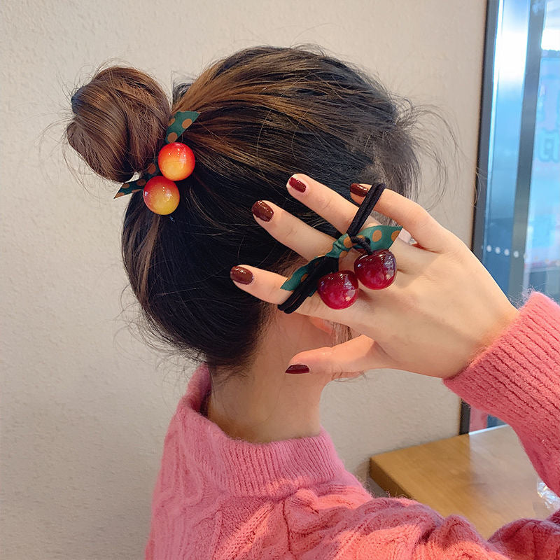 Cherries Hair Tie Hair Accessories null