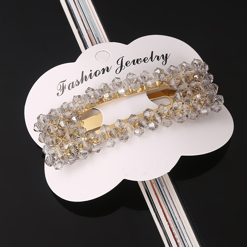 Color crystal hair accessories null