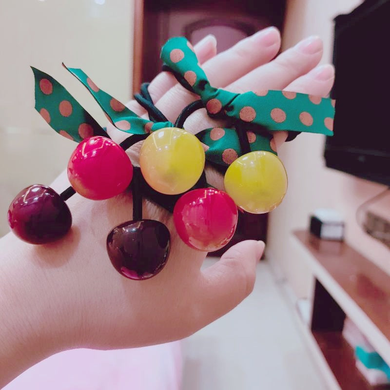 Cherries Hair Tie Hair Accessories null