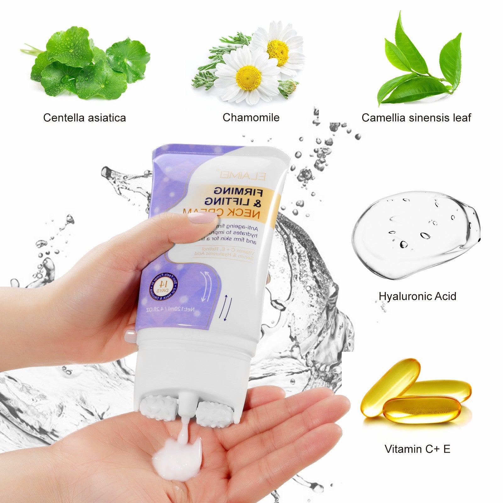 Neck Cream Neckline Cream Smooth Anti Aging Moisturizing Whitening Cream Beauty Firming Skin Care CJ