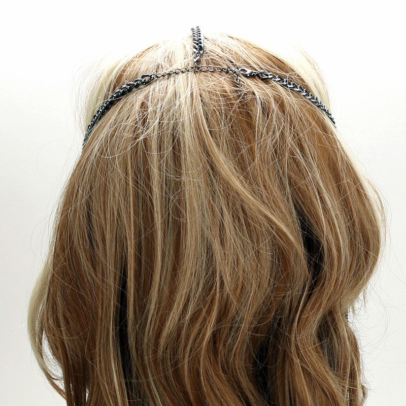 Fringed headdress hair accessories null