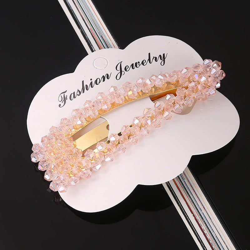 Color crystal hair accessories null