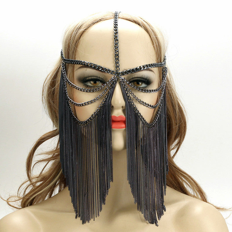 Fringed headdress hair accessories null
