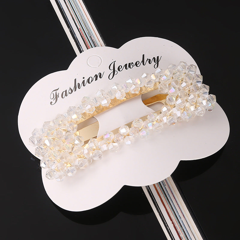 Color crystal hair accessories null