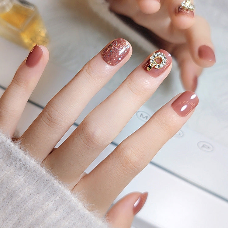 Removable Wearable Nail Art Finished Nail Patch CJ