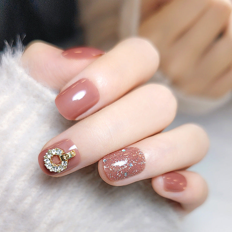 Removable Wearable Nail Art Finished Nail Patch CJ