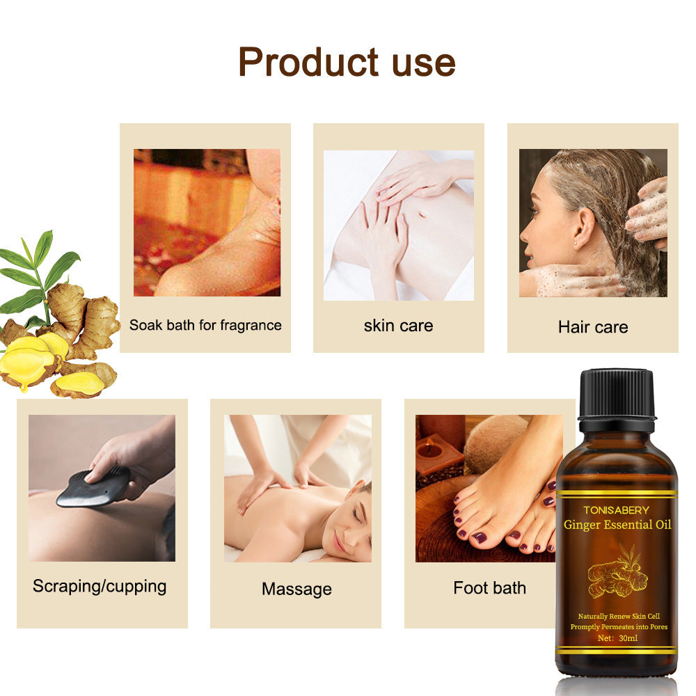 Beauty Skin Care Ginger Massage Essential Oil CJ