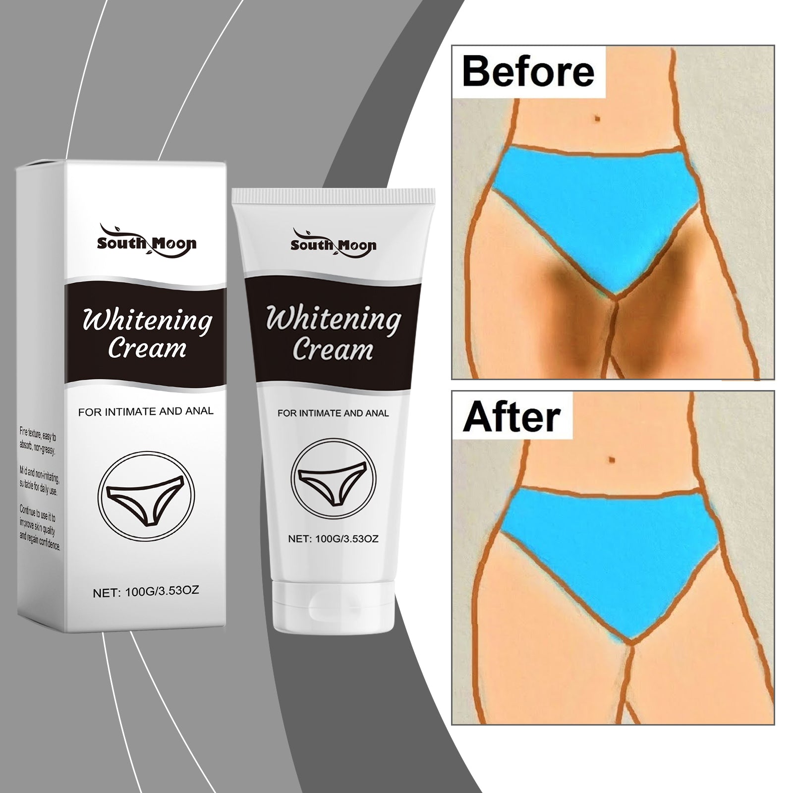 South Moon Female Beauty Care Cream, Moisturizing And Moisturizing Body Skin Care Fresh Daily Skin Care Cream CJ